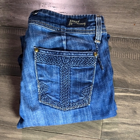 Citizens of Humanity Jeans Womens Wide Leg Blue Dark Wash Denim. Sz 26 - Picture 4 of 12